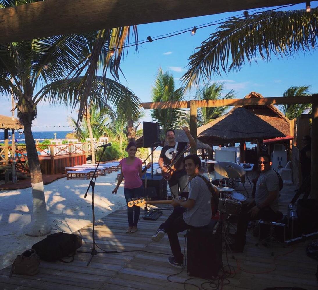 The Diving Lodge Downtown Puerto Morelos Exterior foto